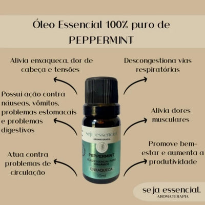 Óleo essencial de peppermint 10 ml | Seja Essencial